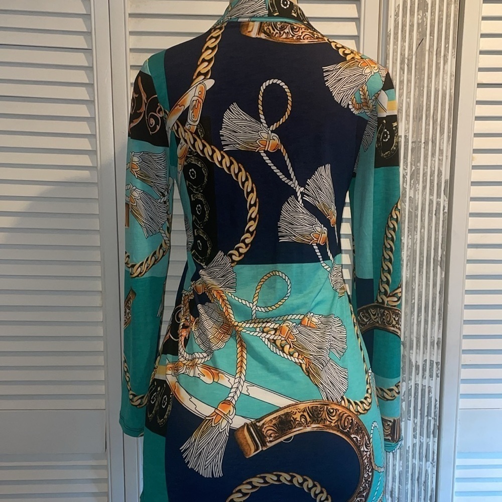 Timing Los Angeles Long Sleeve Button Up Blouse - Picture 5 of 7